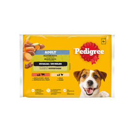 Pedigree Pollo y Buey con Verduras Salsa en Bolsita para Perros -  Multipack
